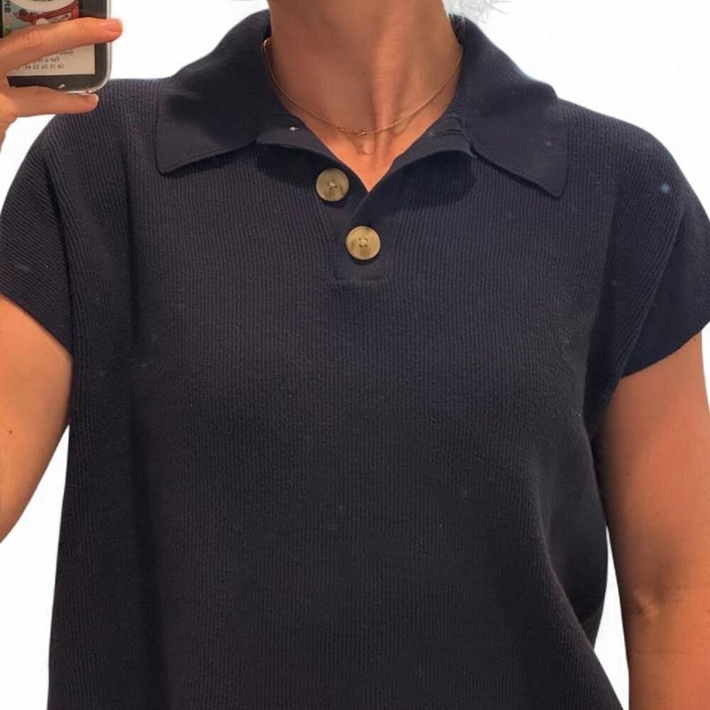 Madewell Women's Navy Shirt